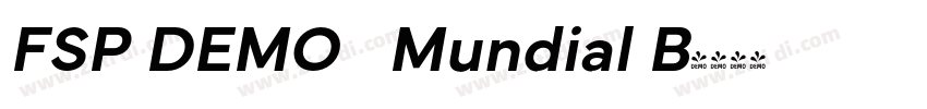 FSP DEMO   Mundial B字体转换